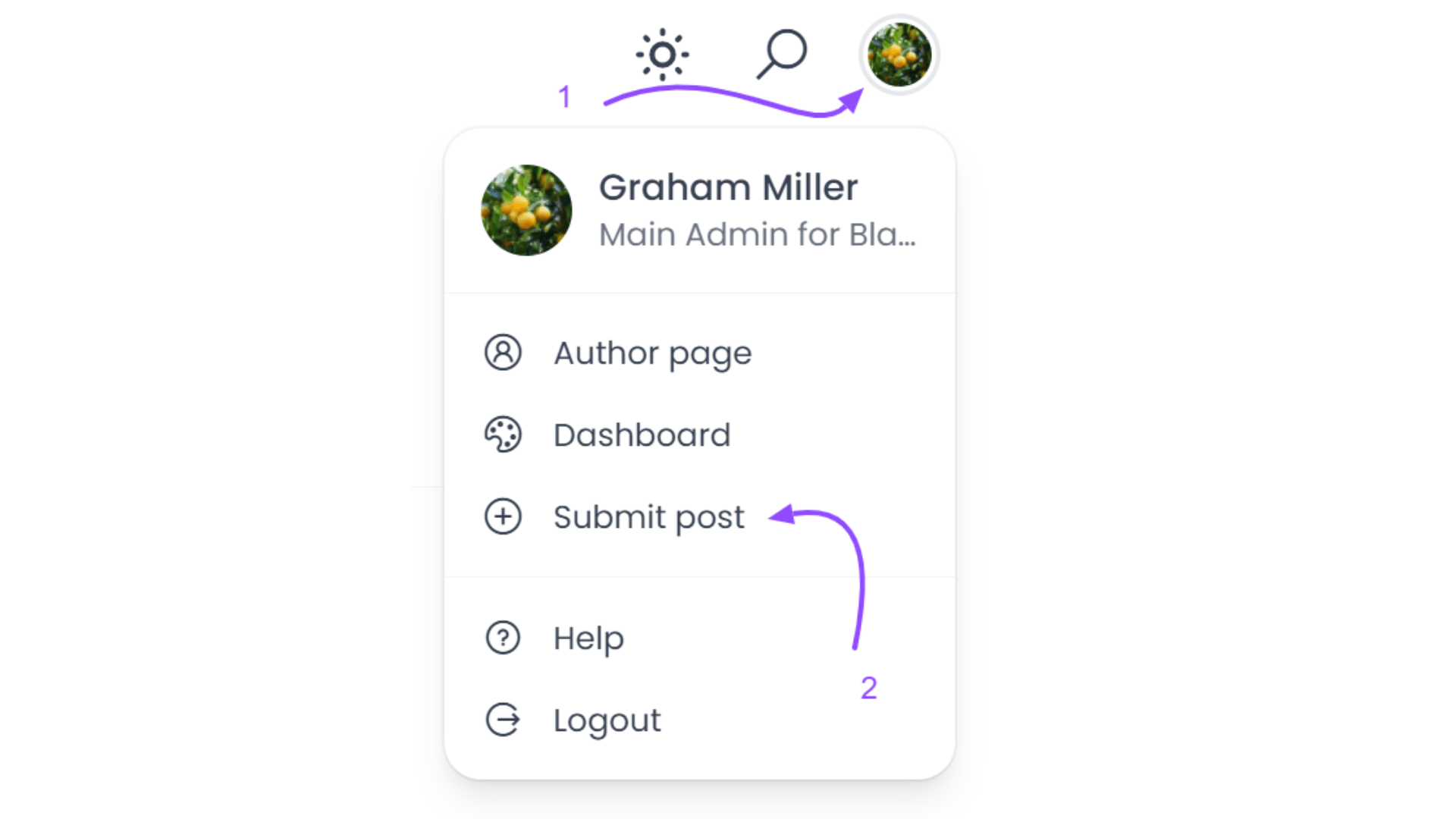 Screenshot showing the BlabTab post submission form