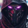 Futuristic digital ninja artwork for a gaming streaming article